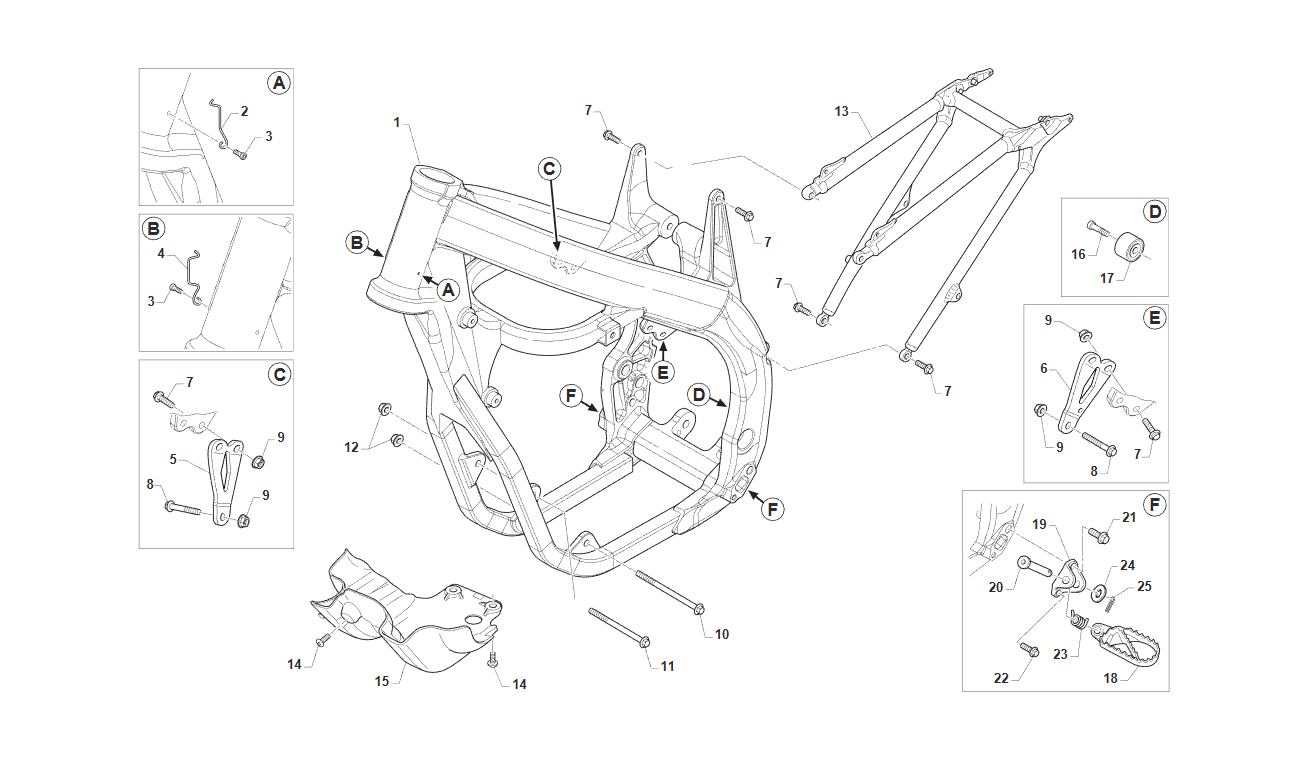 4T 250 FI MX 2015 - BASTIDOR